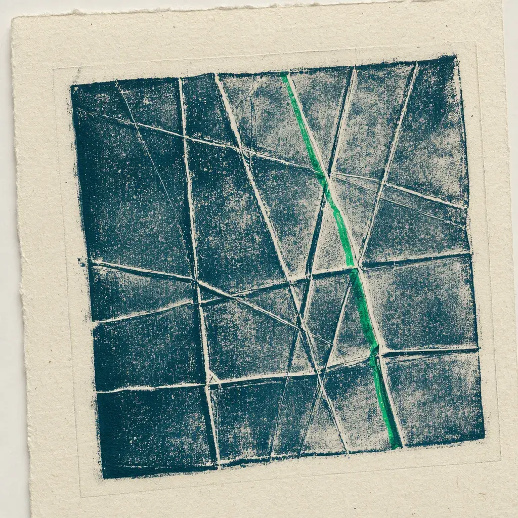 Letters from the Past, Reality Transurfing chapter 15: A sheet creased many times, one crease line printed green