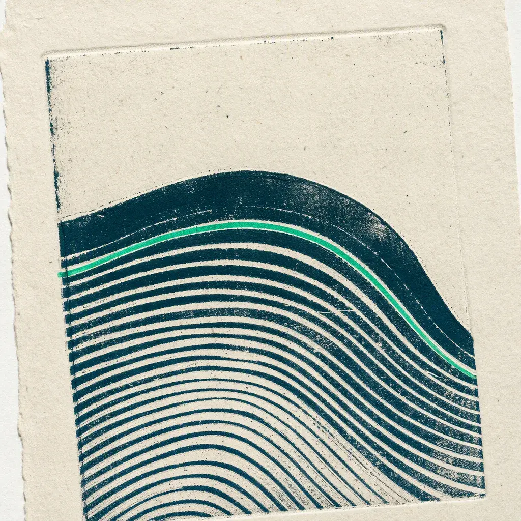The Wave of Fortune, Reality Transurfing chapter 3: A single swell of engraved lines, one line near the crest green