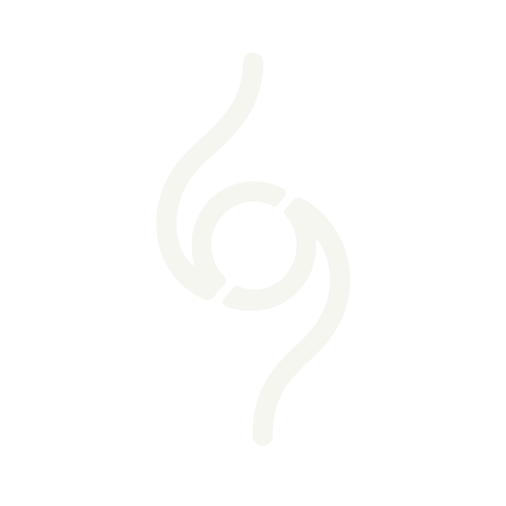 Currents & Spirit, a Transurfing Navigator instrument: one current rising and one descending around a still centre