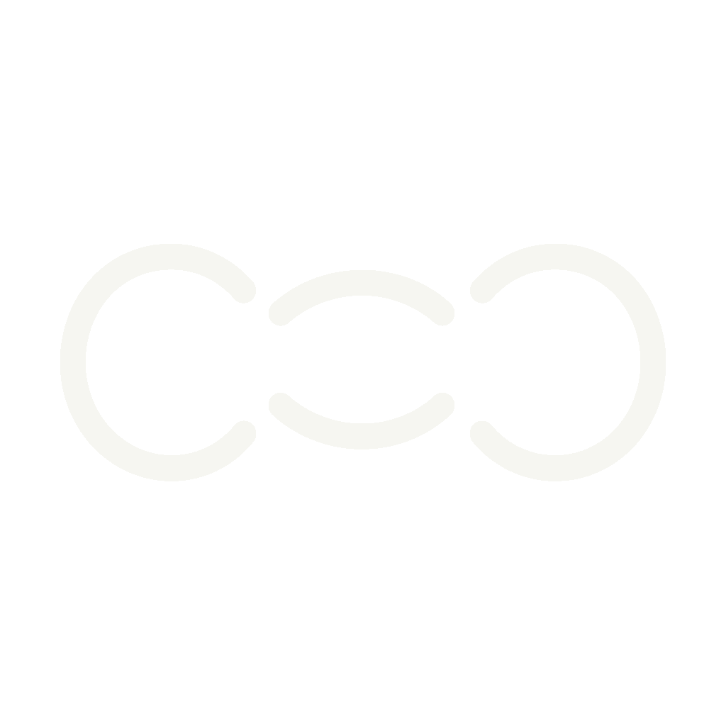 Frailing, a Transurfing Navigator instrument: two intact circles, each sending a curve into a shared space between them