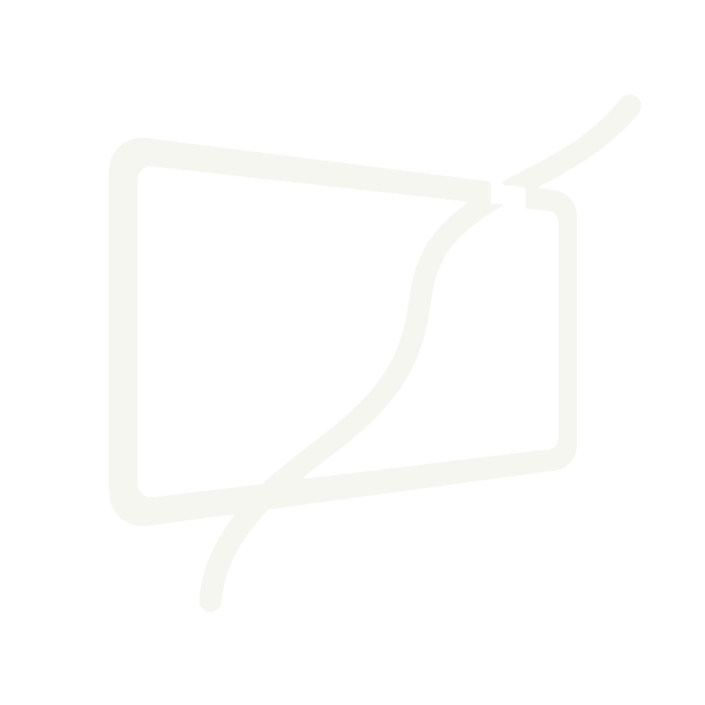 Light the Frame, a Transurfing Navigator instrument: a route crossing an open frame, one corner lit