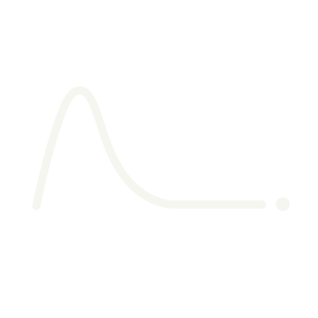 No Mountain, a Transurfing Navigator instrument: a tense peak lowering into a level horizon, the goal point still there