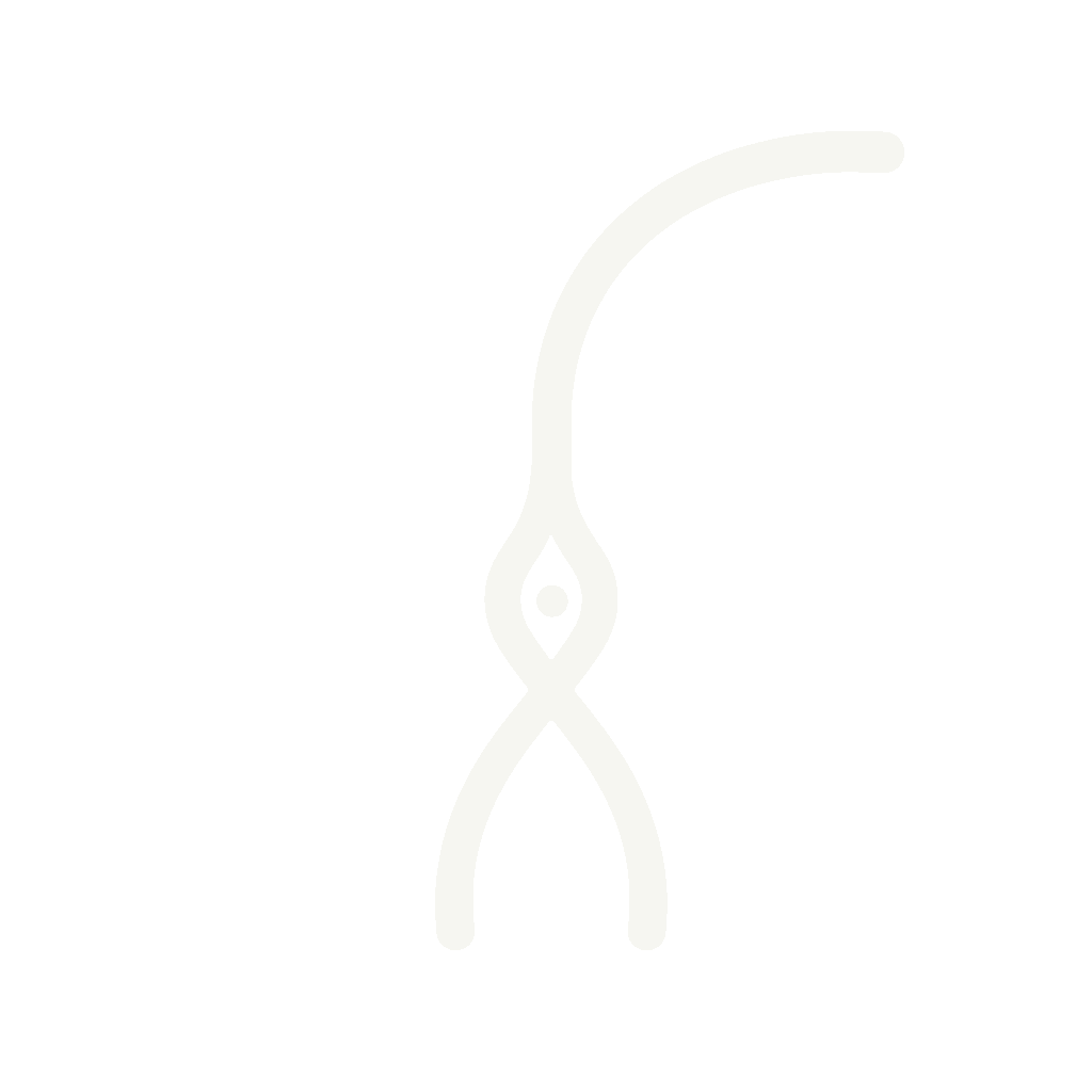 The Braid, a Transurfing Navigator instrument: twin lines rising, crossing once and gathering into one